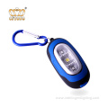 1+2LED Carabiner Flash led light Keychain Light